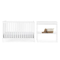 6-in-1 Convertible Crib & Changing Table 2-Piece Set Z818