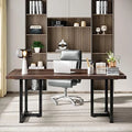 Brown Wooden Executive Desk B834