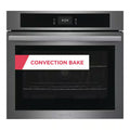30 in. Single Electric Built-In Wall Oven with Convection in Black Stainless Steel W47973