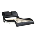 Faux Leather Upholstered Platform Bed Frame Queen W994499