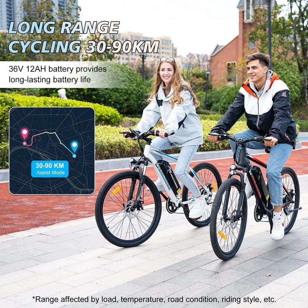 500W 26 Electric Bike with Removable 36V 12Ah Battery A2755