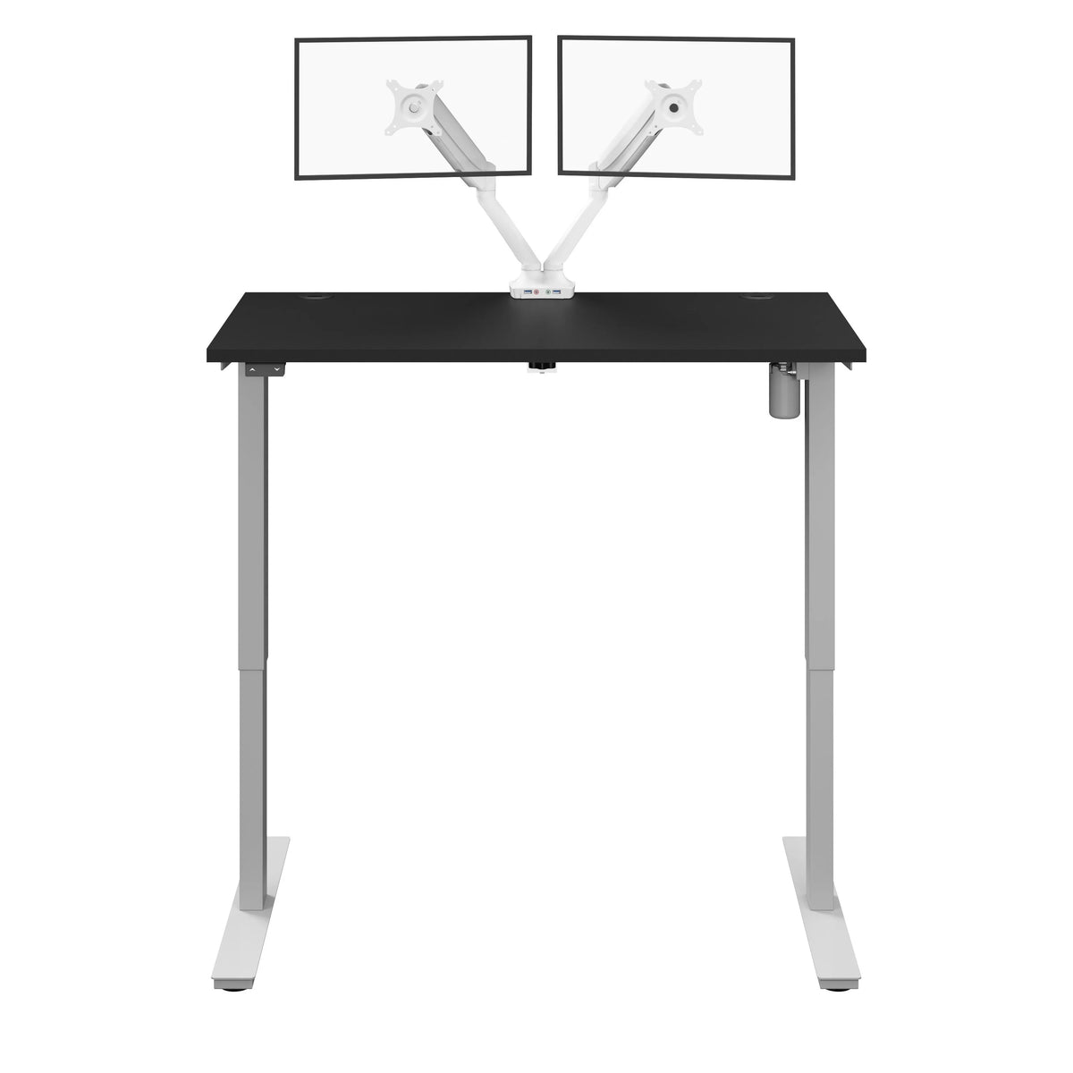 48" Deep Gray Engineered Wood Standing Desk W69999
