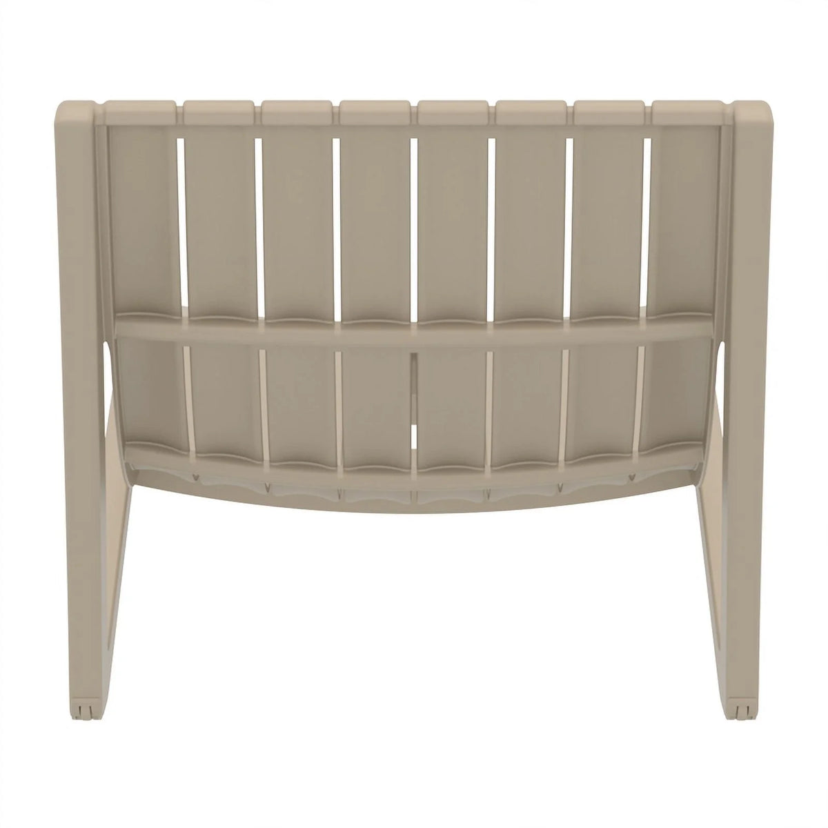 Slim Pool Chaise Sun Lounger Taupe F3721