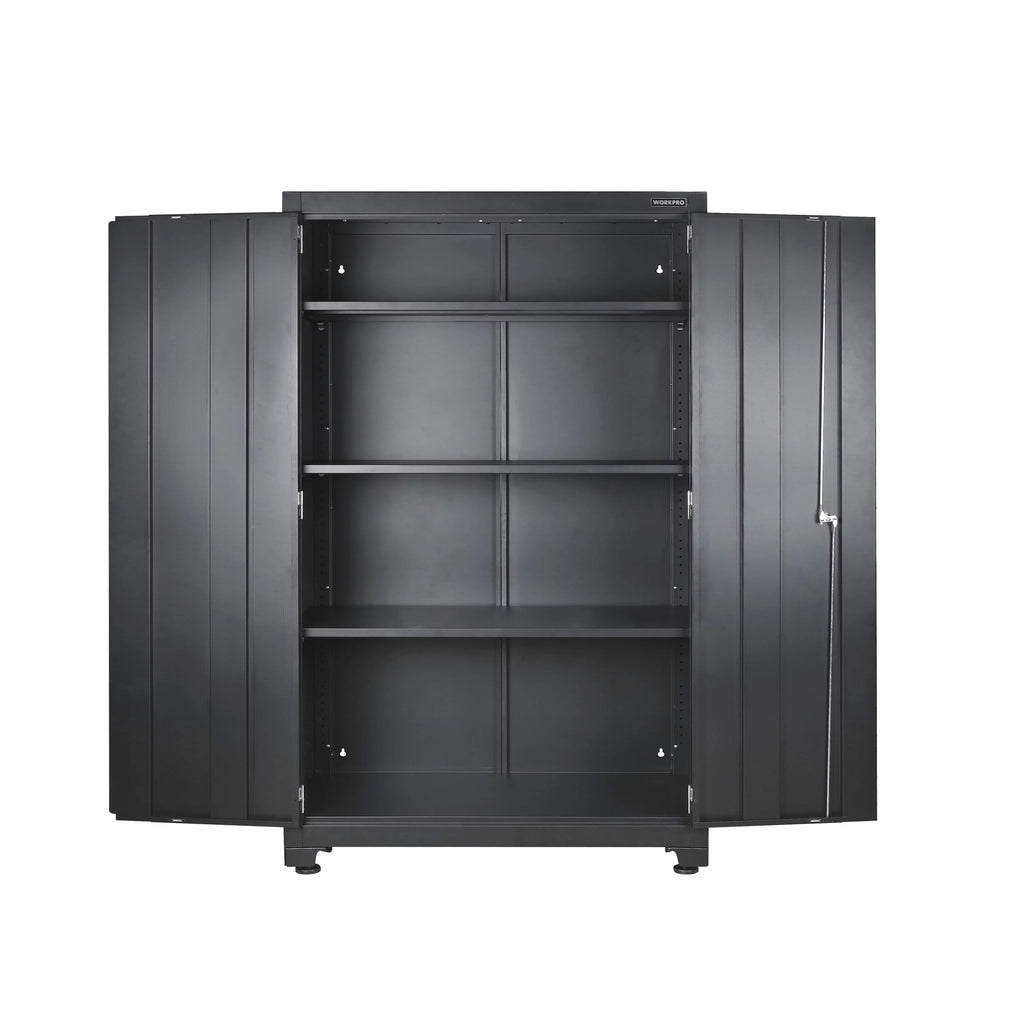 48-inch Black Metal Garage Storage Cabinet Y6426