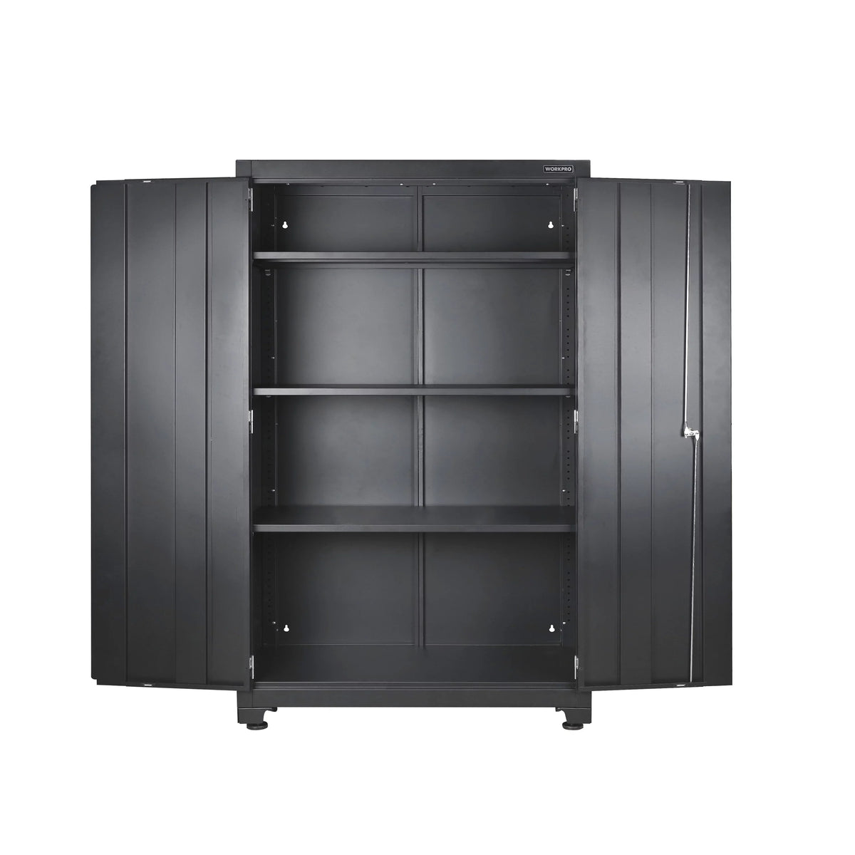 48-inch Black Metal Garage Storage Cabinet Y6426