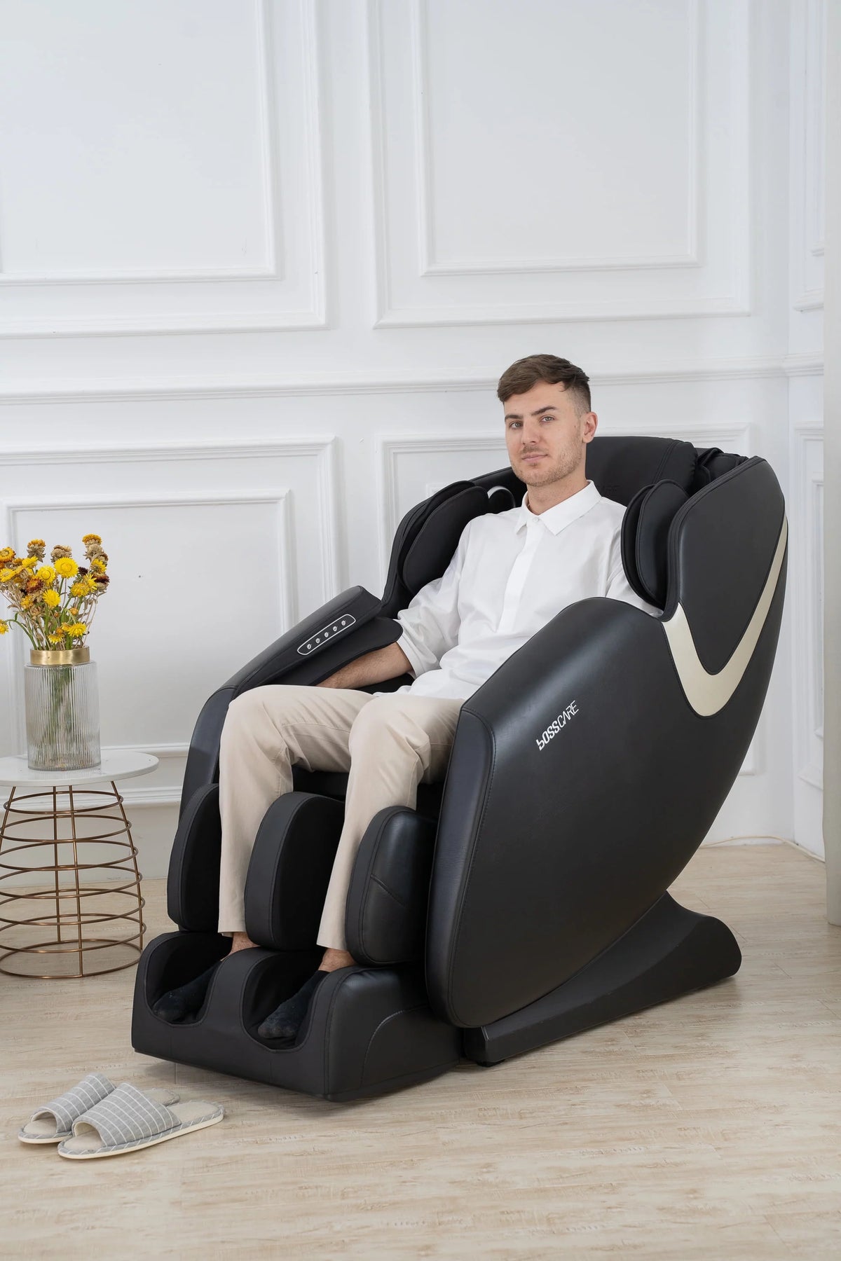 Black Full Body Zero Gravity Massage Chair E66354