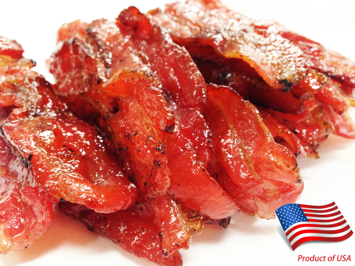 Fire-Grilled Bacon Jerky Original Flavor 8 oz R354