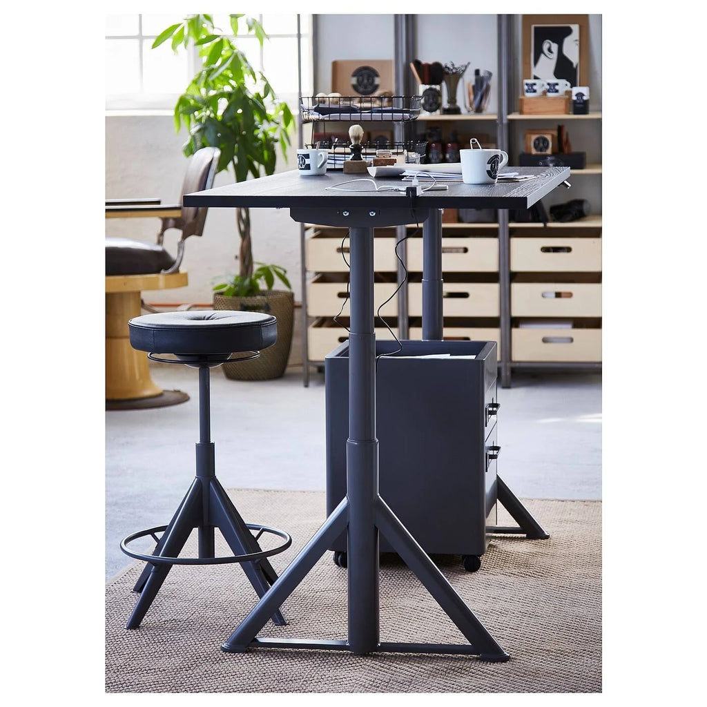 Dark Gray Drawer Unit on Casters F11332