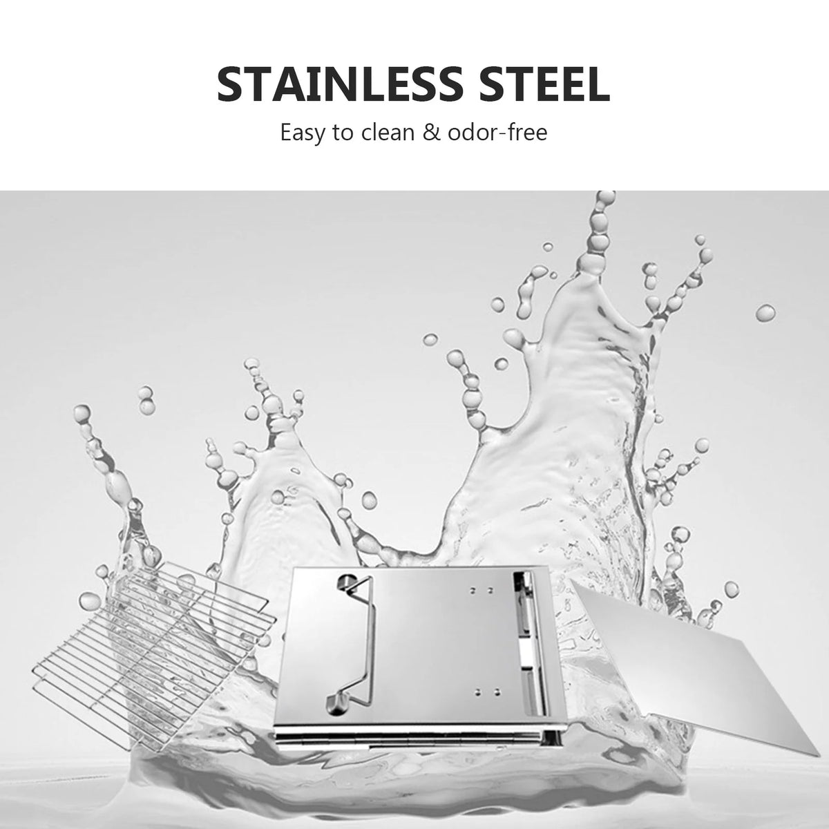 Foldable Stainless Steel Charcoal Grill M1710