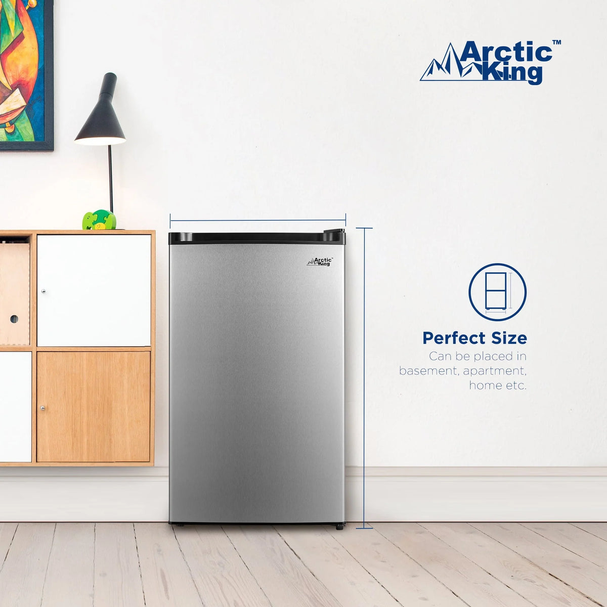 3.0 Cu ft Upright Freezer Stainless Steel Z49522