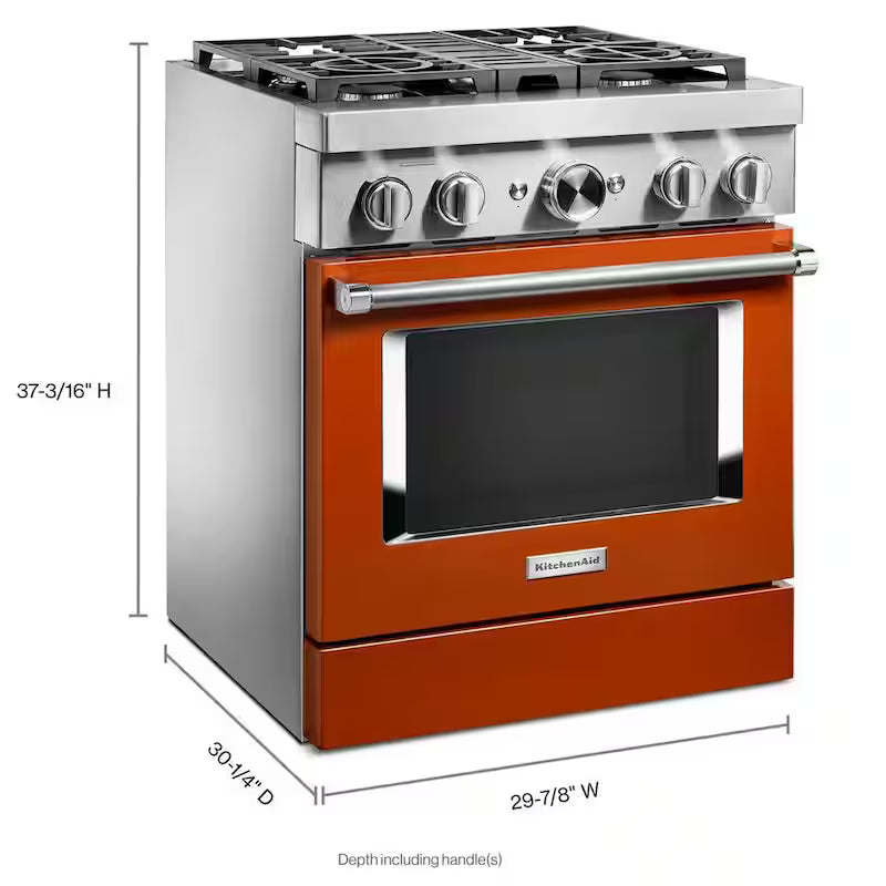 4 Burner Dual Fuel Freestanding Range J2333