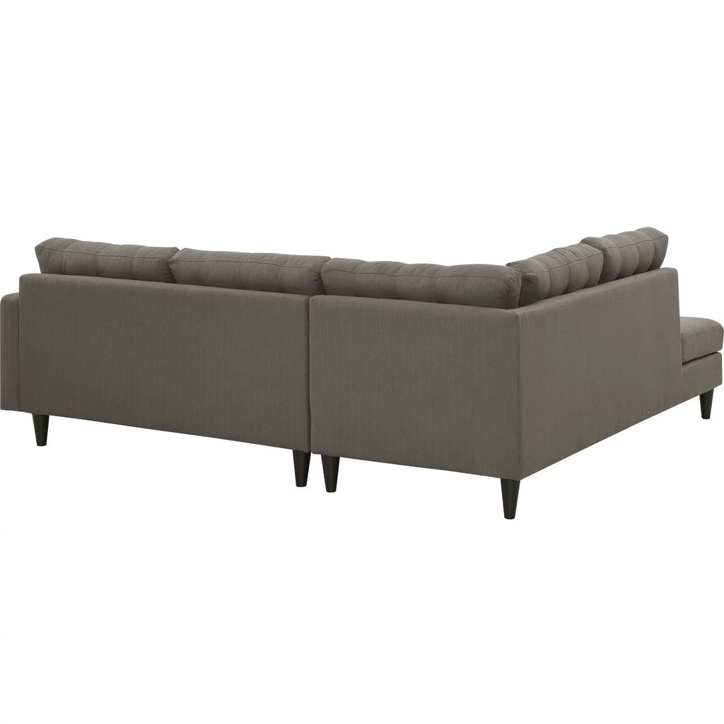 Grey Fabric Sectional Sofa G191