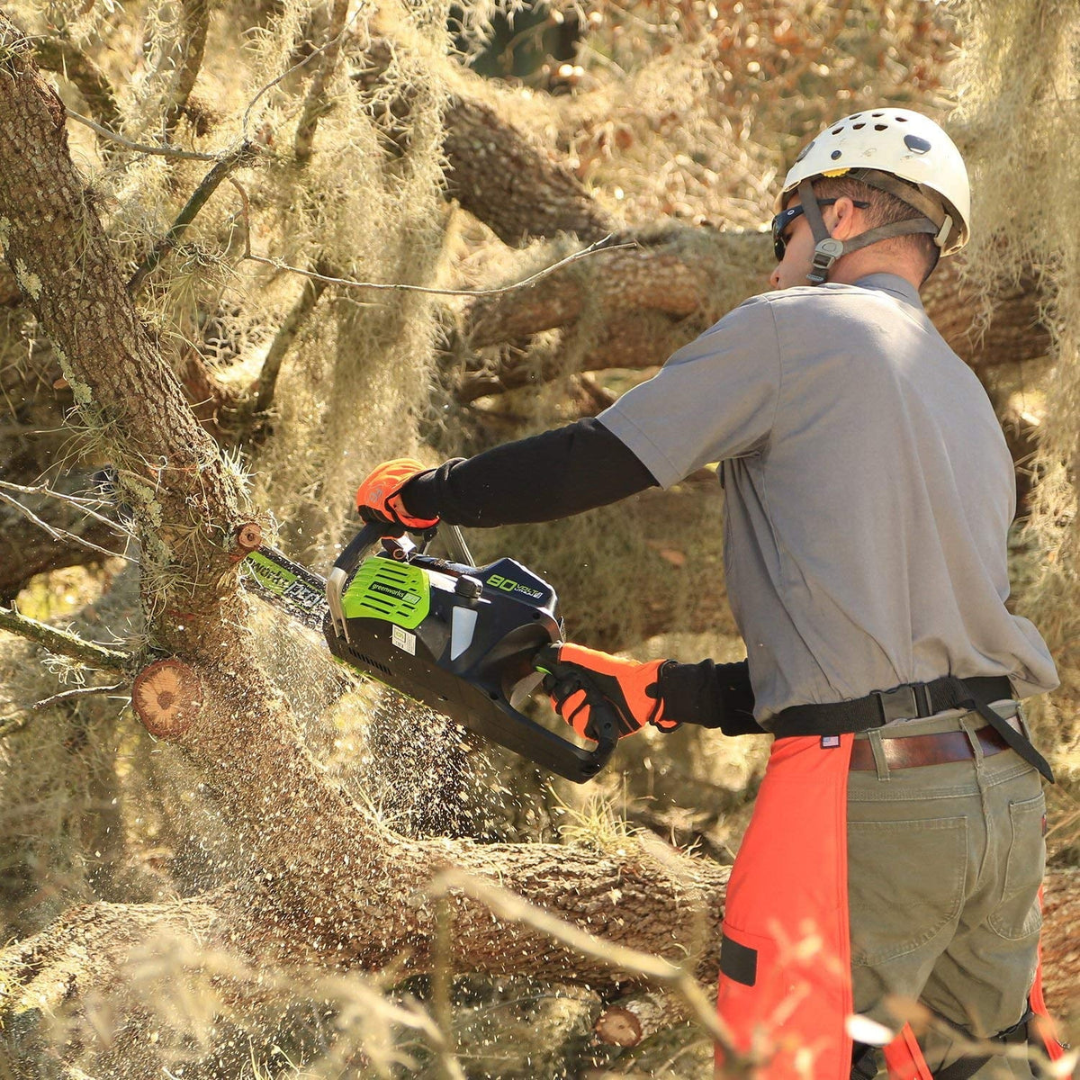 18-Inch 80V Cordless Lithium-Ion Chainsaw U1820
