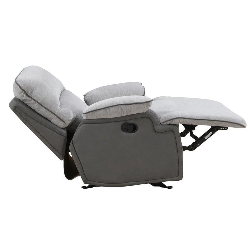 Light Gray Fabric Recliner Chair A5242