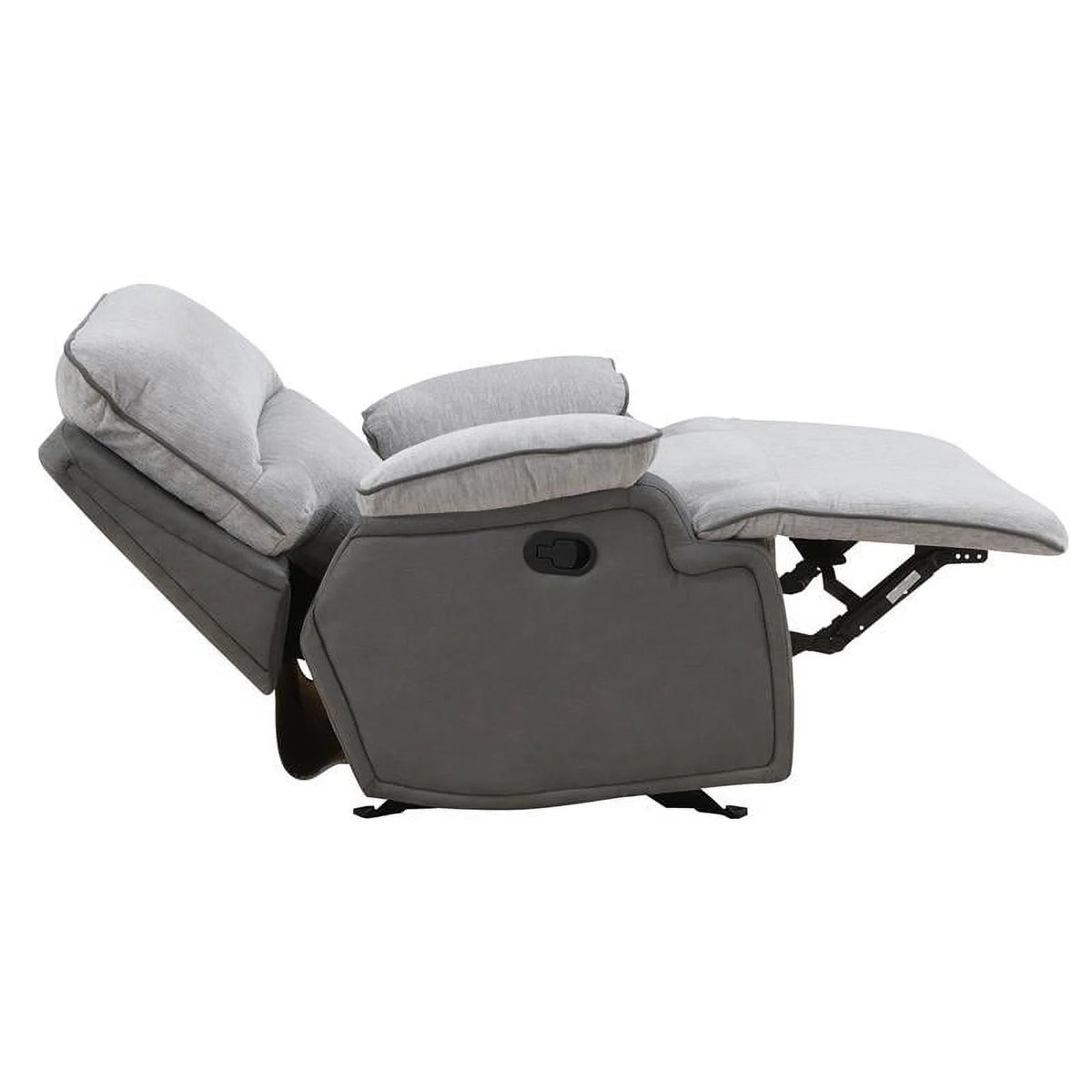 Light Gray Fabric Recliner Chair A5242