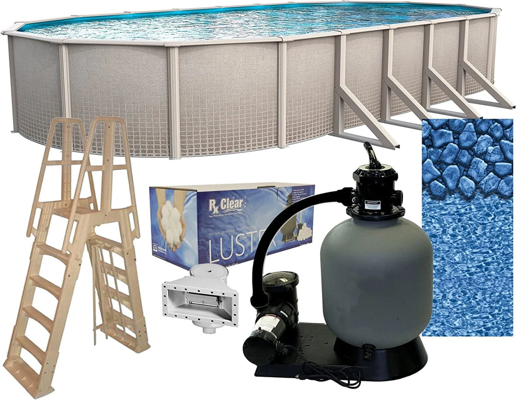 15' x 30' Oval 48 Wall Above-Ground Swimming Pool S2819