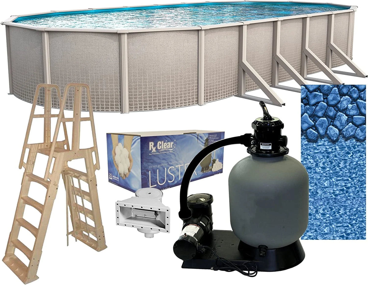 15' x 30' Oval 48 Wall Above-Ground Swimming Pool S2819
