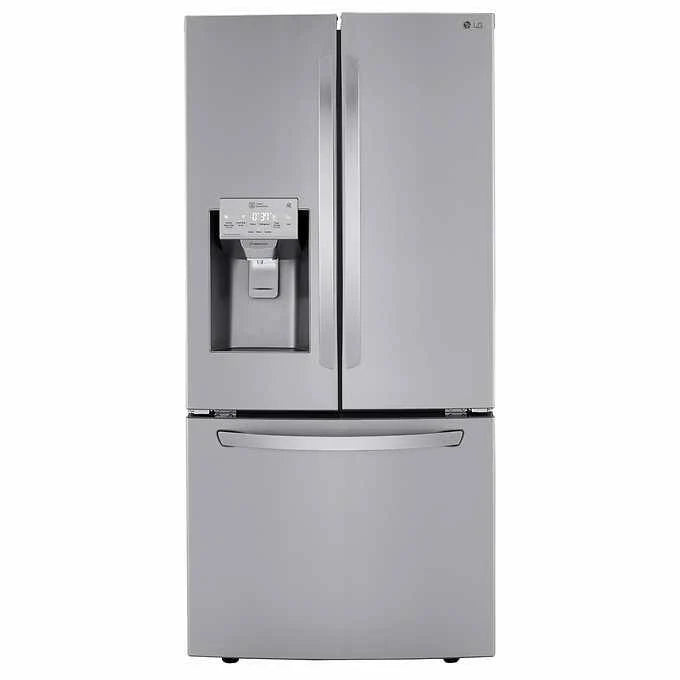 33 In. 25 Cu. Ft. Stainless-Steel French Door Refrigerator D825967