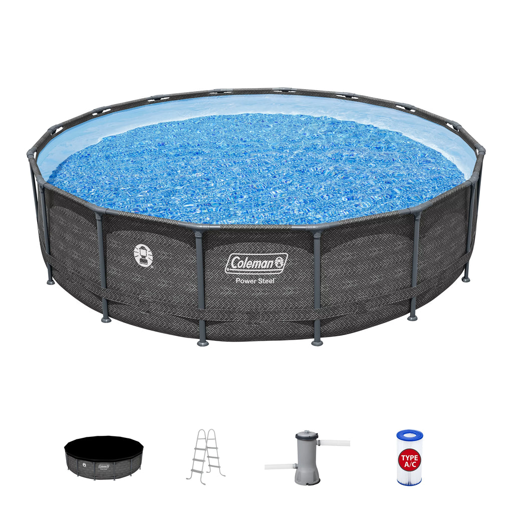 Round Metal Frame Above Ground Pool Set O271