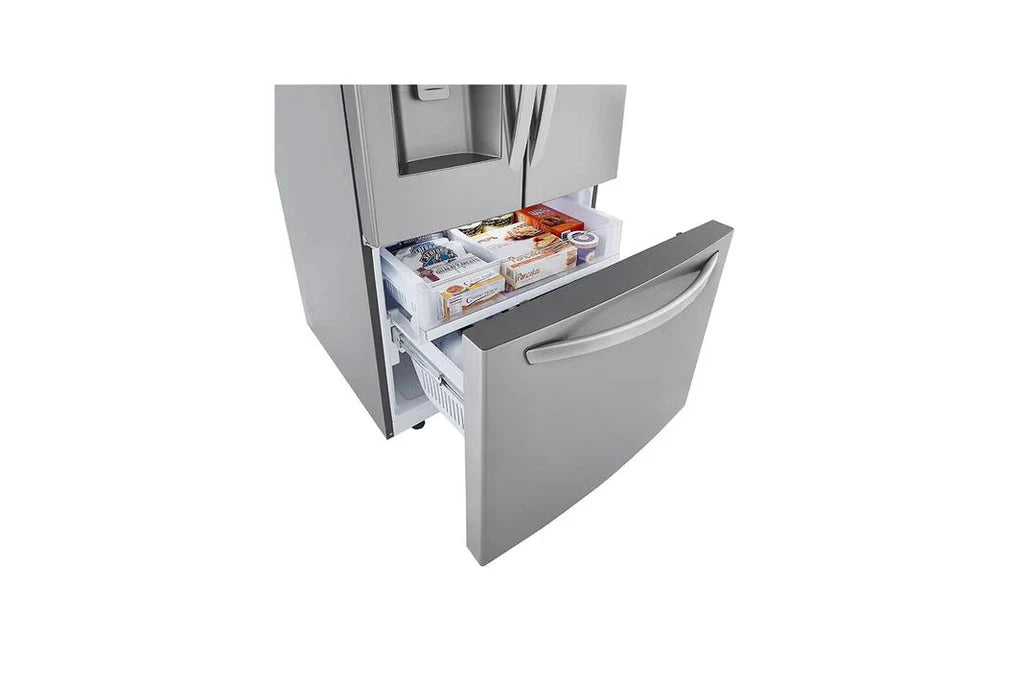 33 In. 25 Cu. Ft. Stainless-Steel French Door Refrigerator D825967