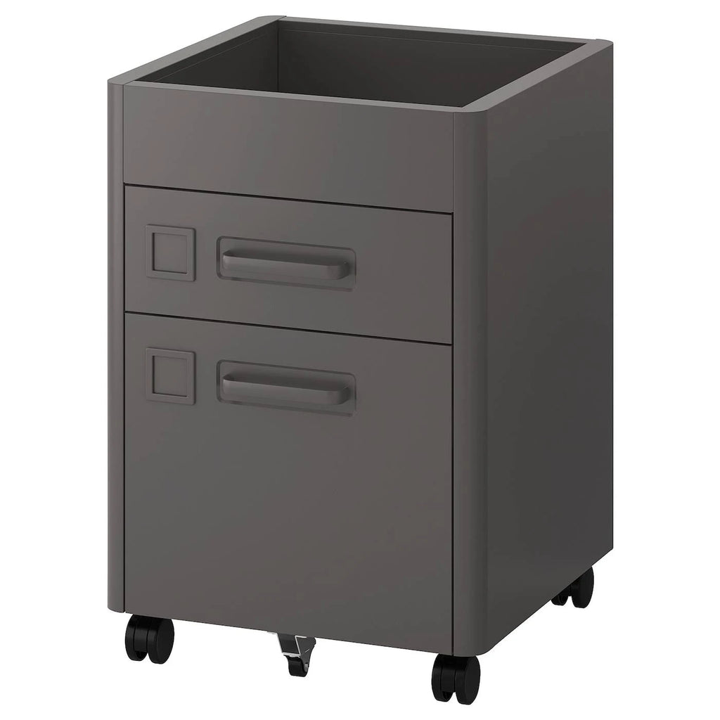 Dark Gray Drawer Unit on Casters F11332
