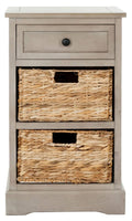 Grey Storage Side Table P91175