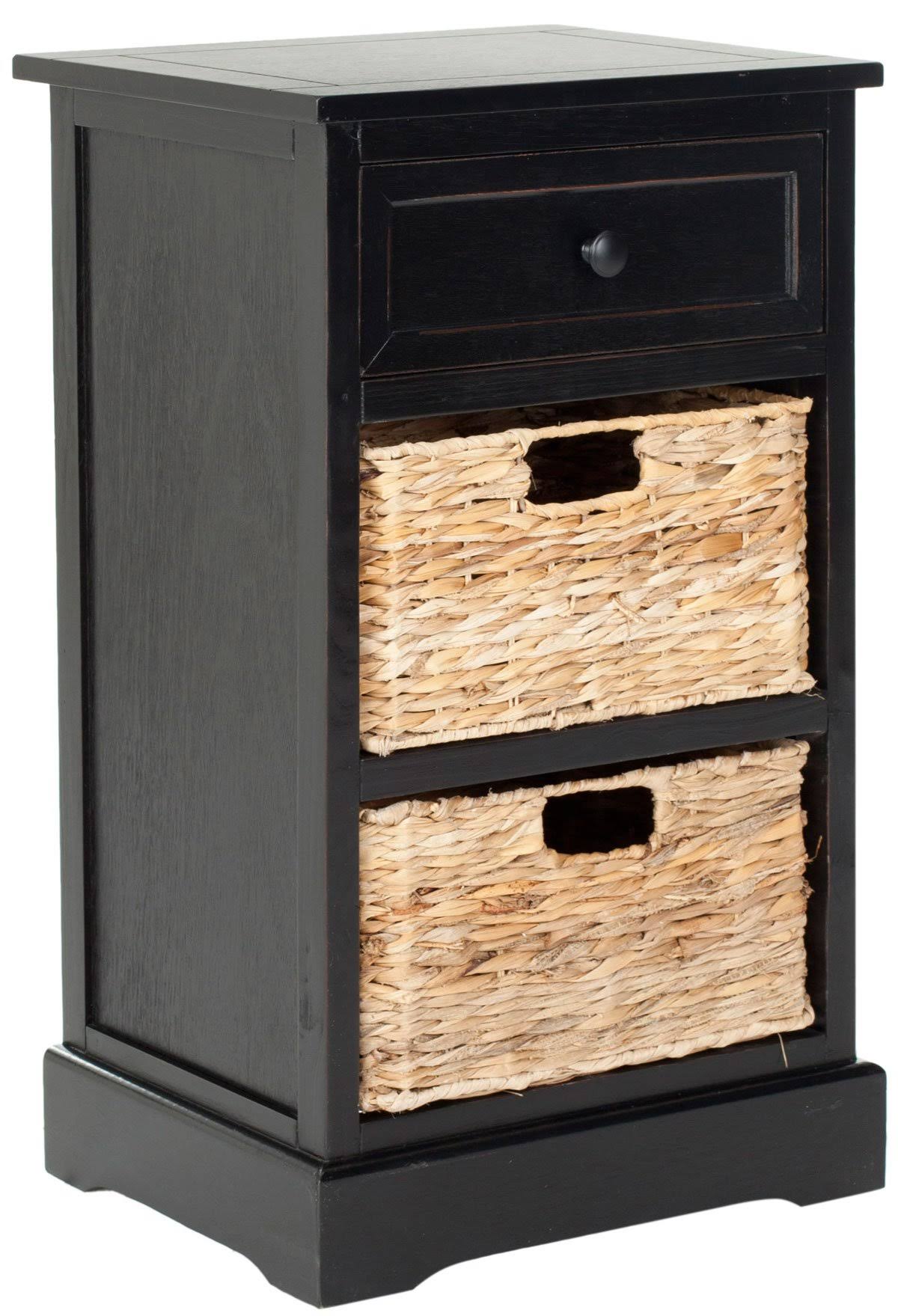 Grey Storage Side Table P91175