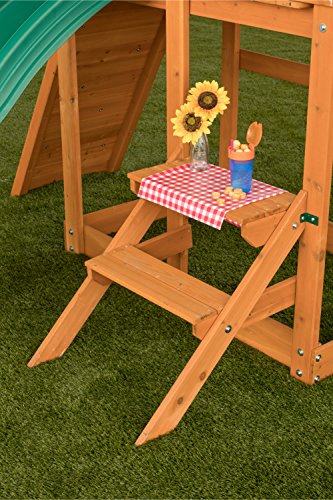 Cedar Backyard Playset with 2-Person Glider & 2 Belt Swings Z635516