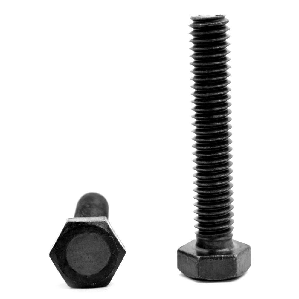 3/8x22-16 x 3 1/2x22 Coarse Thread Grade 5 Hex Tap Bolt Black Oxide O910572