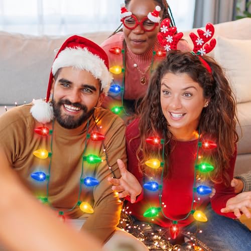 Christmas Light Necklace 3PCS with 3 Flash Modes C404