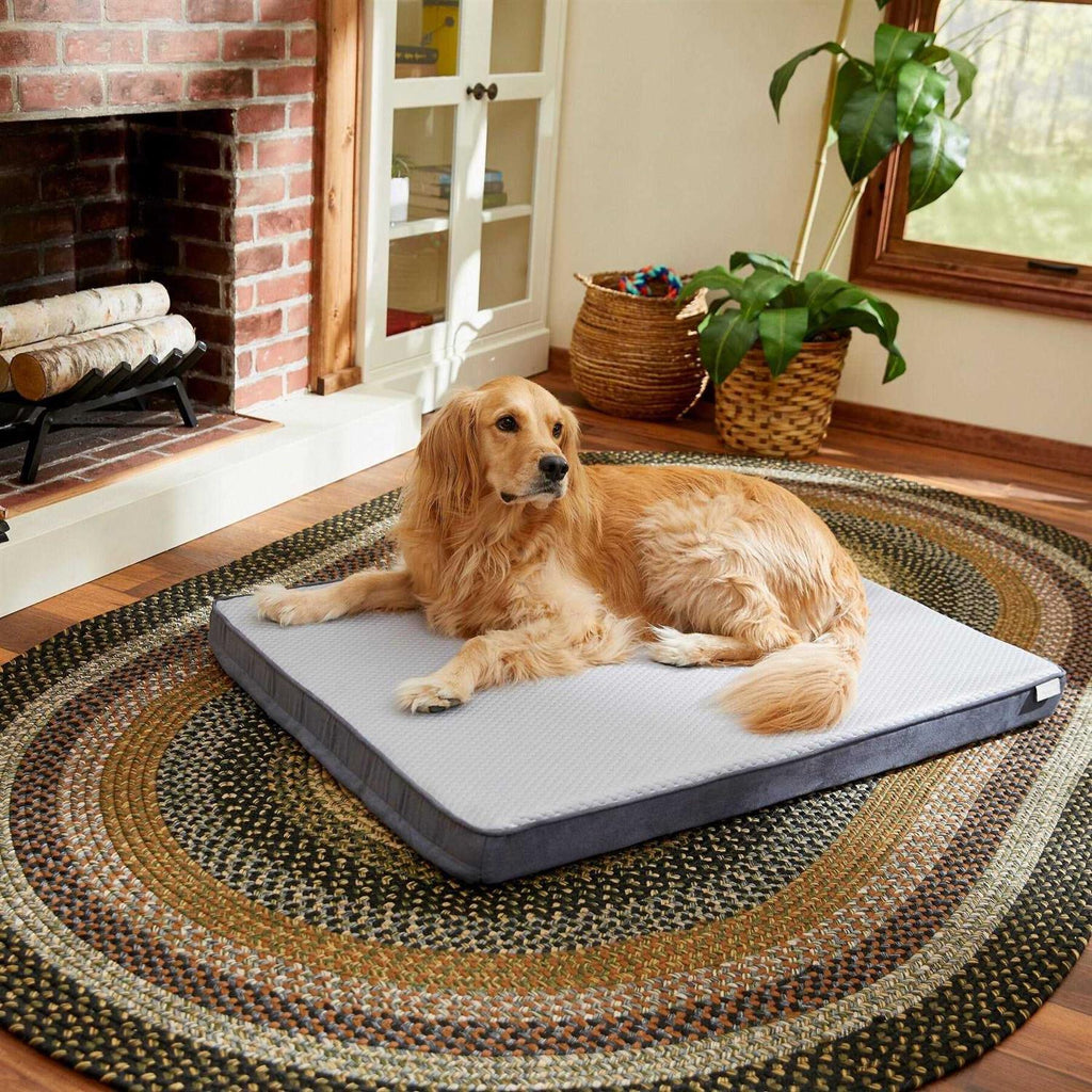 Large Cooling Orthopedic Dog Bed with Removable Cover O390474