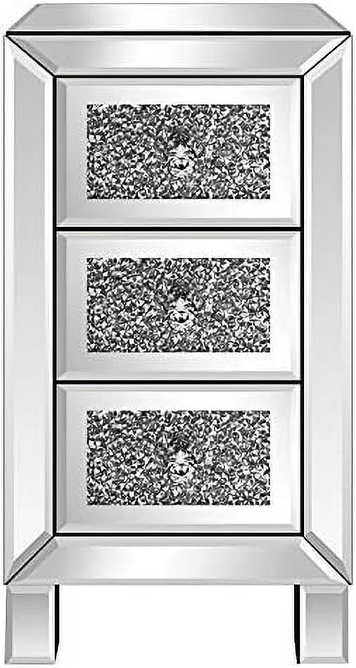 Mirrored 3-Drawer Dresser B4633