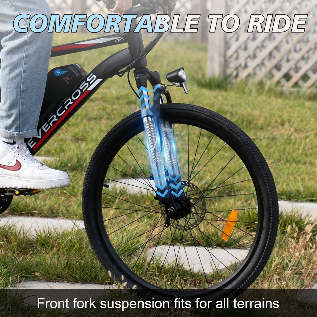 500W 26 Electric Bike with Removable 36V 12Ah Battery A2755