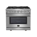 36″ Freestanding Gas Range with 6 Burners C63172