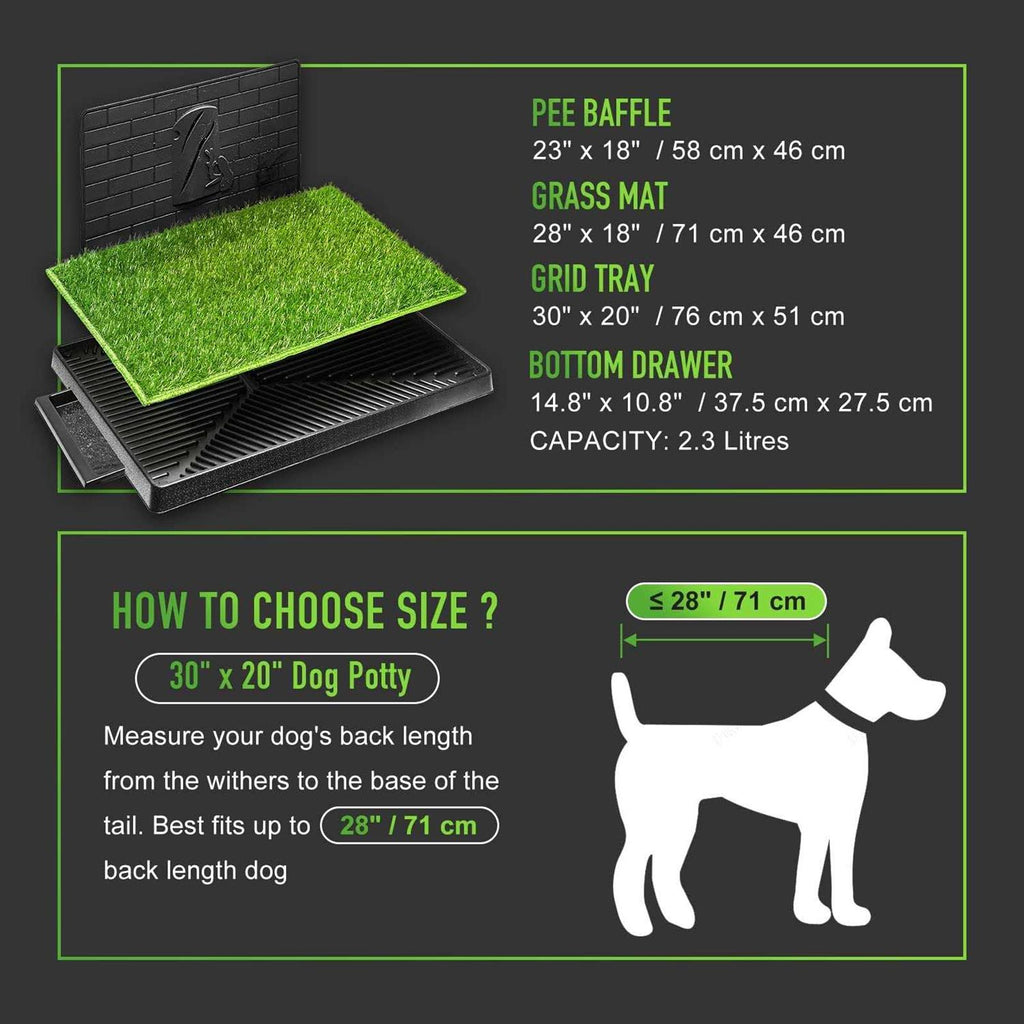 Large Dog Potty with Tray S30908