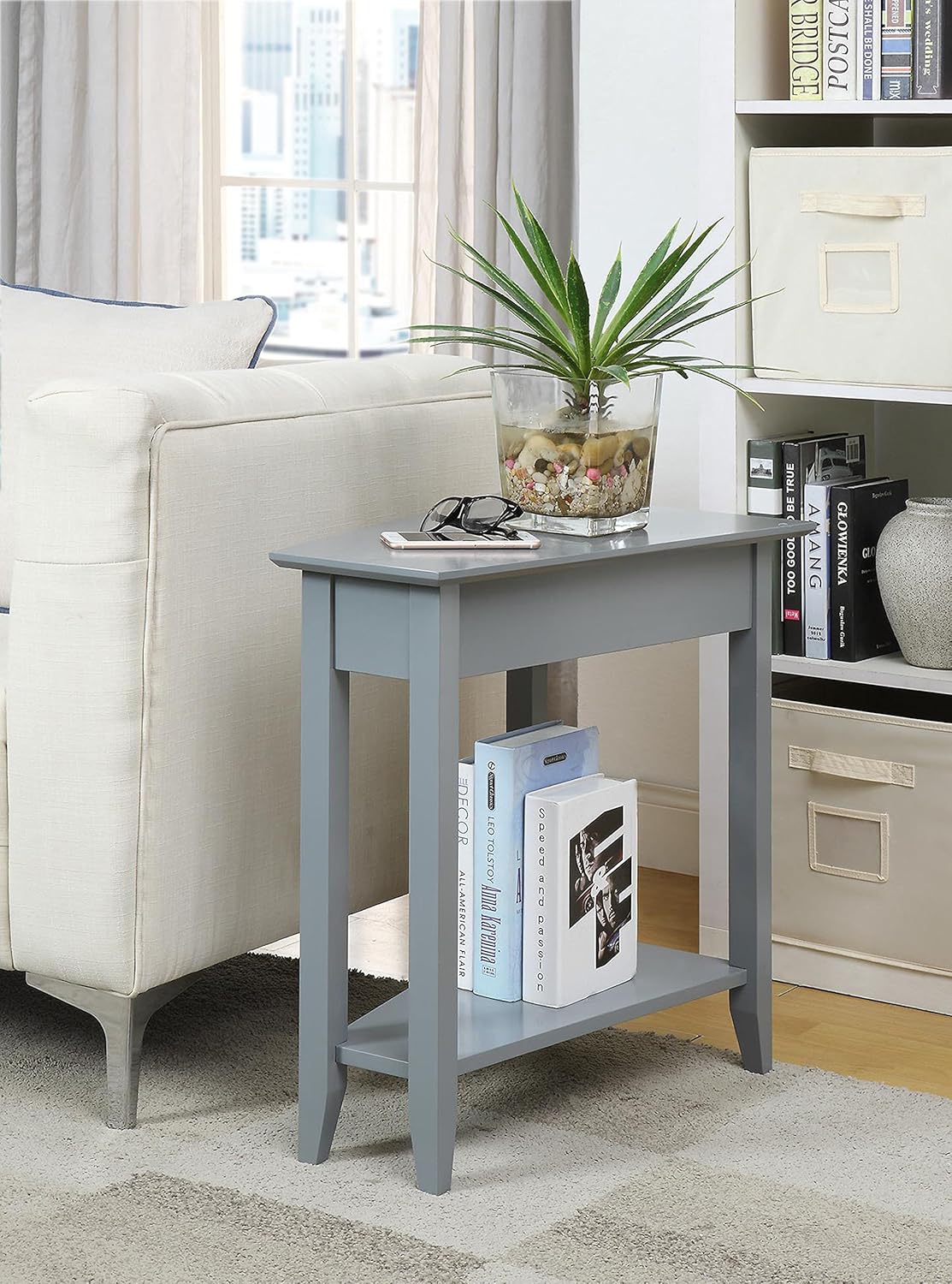 Cherry Wedge End Table R1515