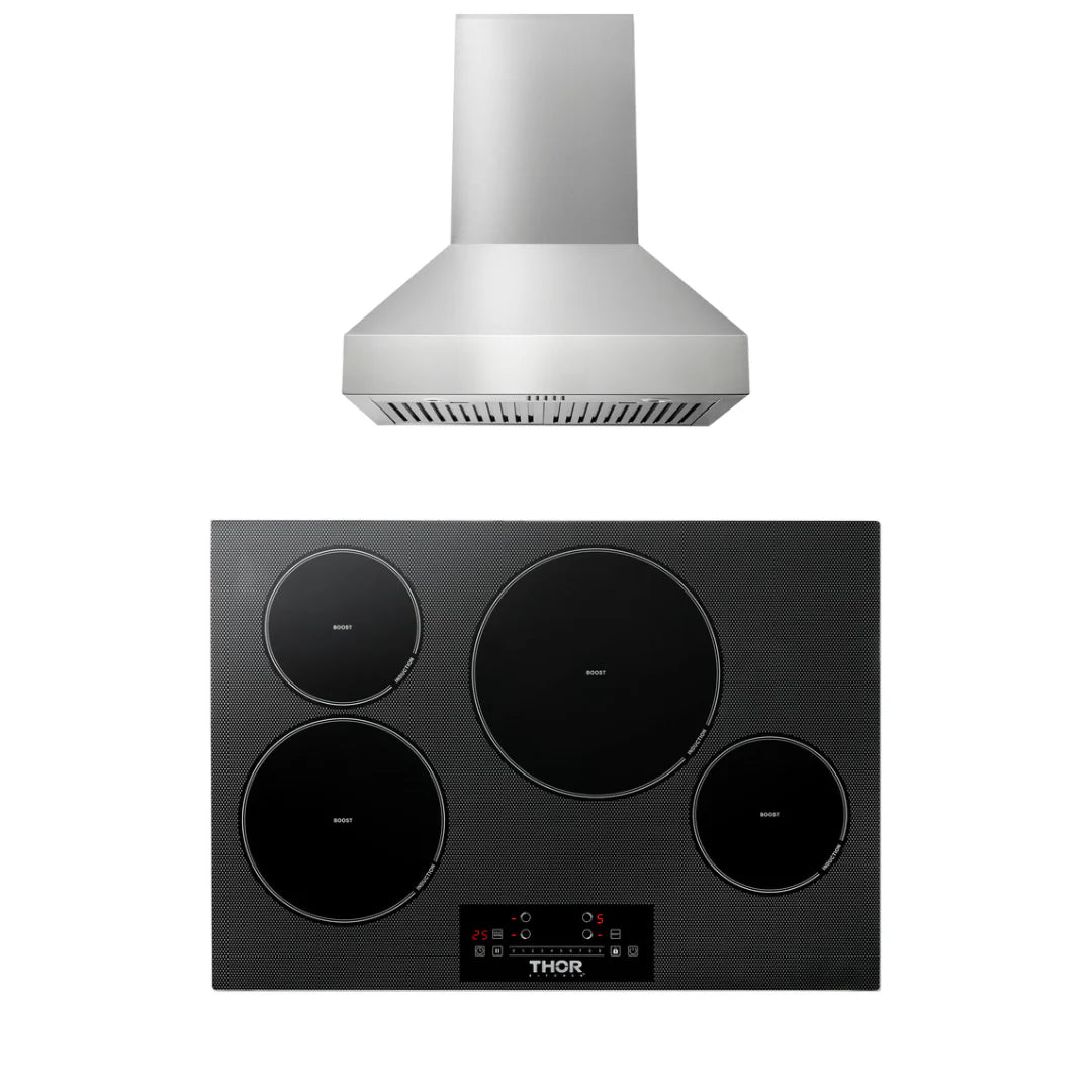 30 Induction Cooktop and Range Hood W356