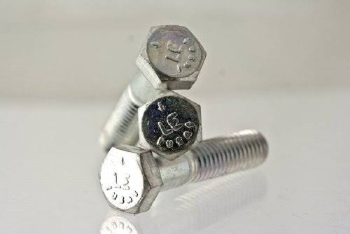7/8-9 x 4 1/2 Grade 5 Hex Cap Screw Zinc Plated (40) N965
