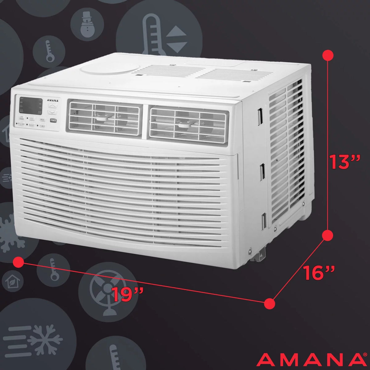 6,000 BTU Window Air Conditioner with Remote Control X165251
