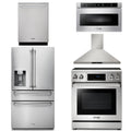 30 Electric Range, Range Hood, Microwave, Refrigerator with Water and Ice Dispenser, Dishwasher D38892