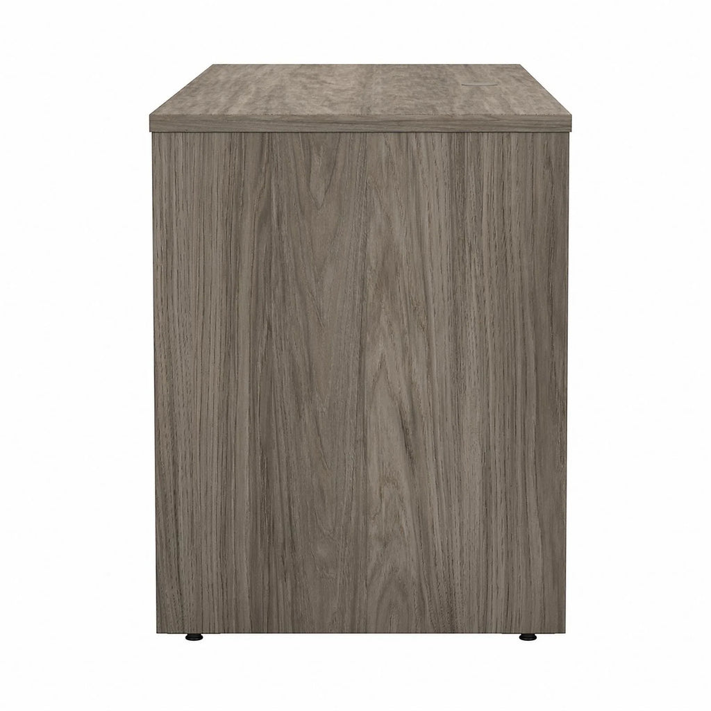 Modern Hickory Engineered Wood Credenza Desk Y41579