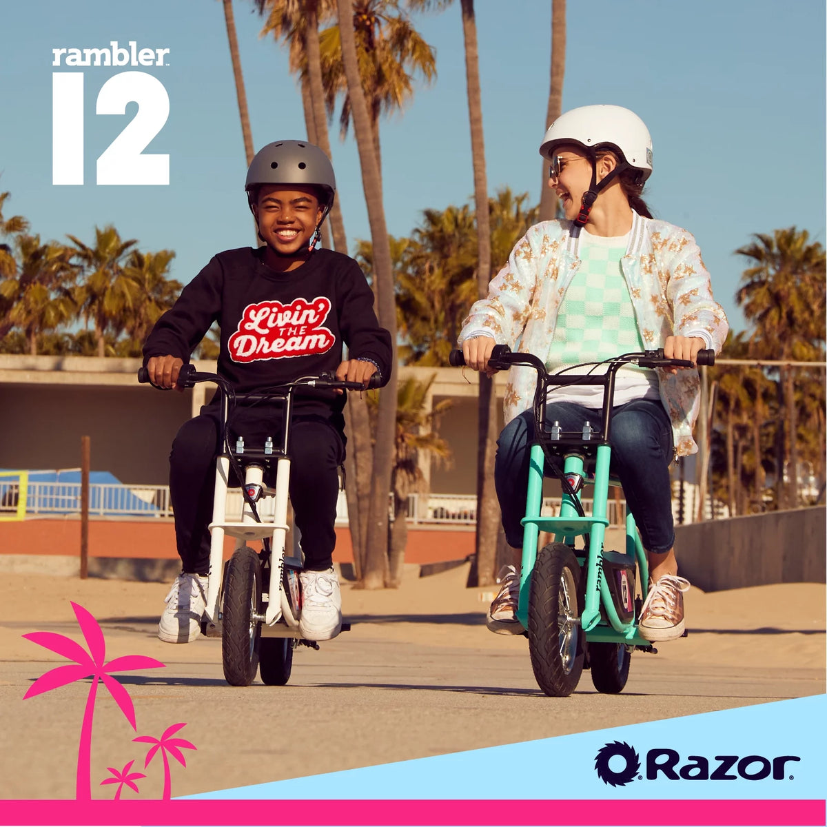 White 12 Air-Filled Tires Seated Electric Scooter H10234