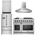 48 Propane Gas Range, Range Hood, Dishwasher, Refrigerator I5061