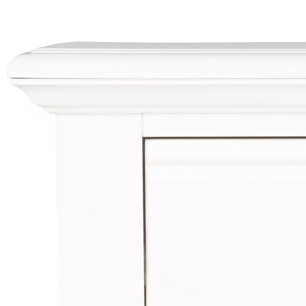Media Chest, Oyster White Finish B103