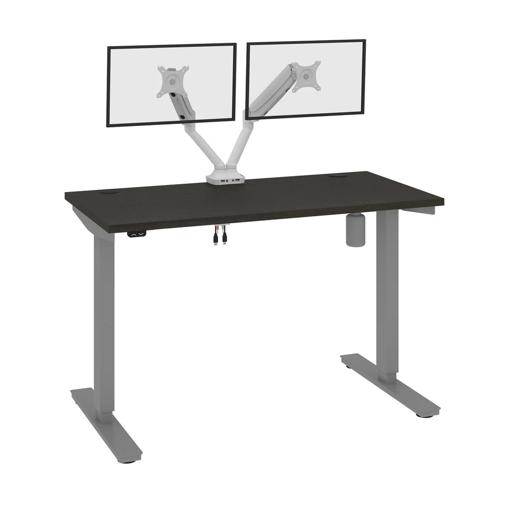 48" Deep Gray Engineered Wood Standing Desk W69999