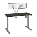 48" Deep Gray Engineered Wood Standing Desk W69999