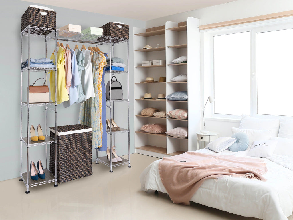 Steel Expandable Closet Organization System J471936