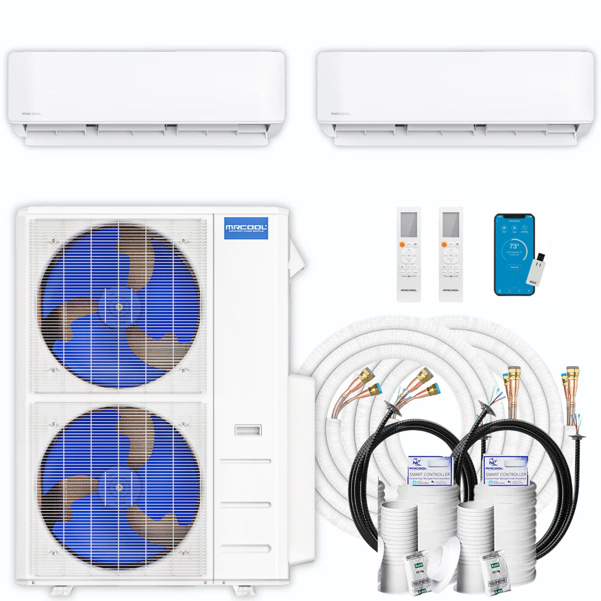 42,000 BTU 2 Zone Ductless Air Conditioner and Heat Pump L5335