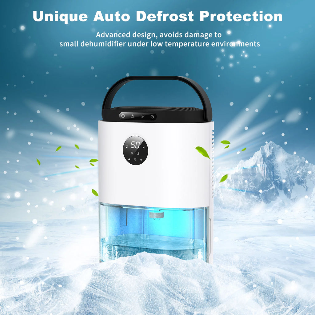 Dehumidifier with Humidify Control, 77.5 oz, 480 Sq. ft., White K8046