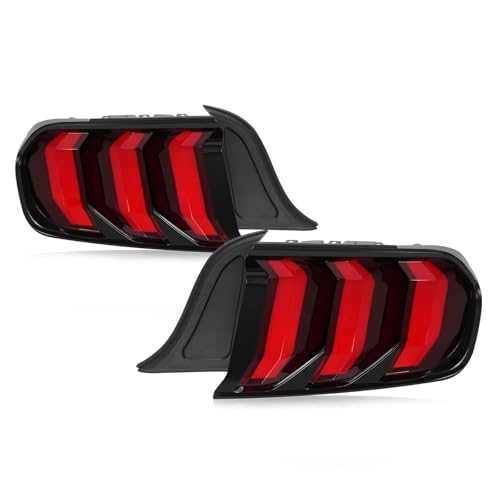 2015-2020 Ford Mustang LED Tail Lights Pair Set G1043